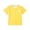 Yellow, variant on Boys Dinosaur Print Short Sleeve T-Shirt, Front Mini T-Rex and Back Big Dino Graphic Crewneck Tee, Soft Casual Everyday Top for Kids School Outdoor Wear(Pink,4-5 Years)