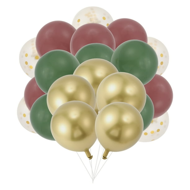 Globos de látex únicos para fiestas con cinta, globos de helio redondos de 10 pulgadas para decoración de fondo de bodas, graduaciones, aniversarios y fiestas de cumpleaños, 20 piezas