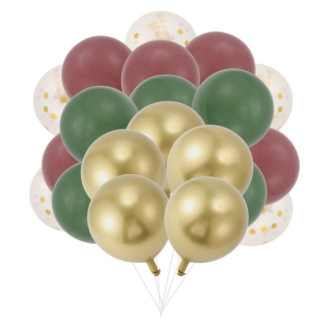Globos de látex únicos para fiestas con cinta, globos de helio redondos de 10 pulgadas para decoración de fondo de bodas, graduaciones, aniversarios y fiestas de cumpleaños, 20 piezas