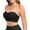 Black, variant on Women's Non-Slip Padded Strapless Bandeau Bra - Wireless Tube Top Bra with Clear Straps Included