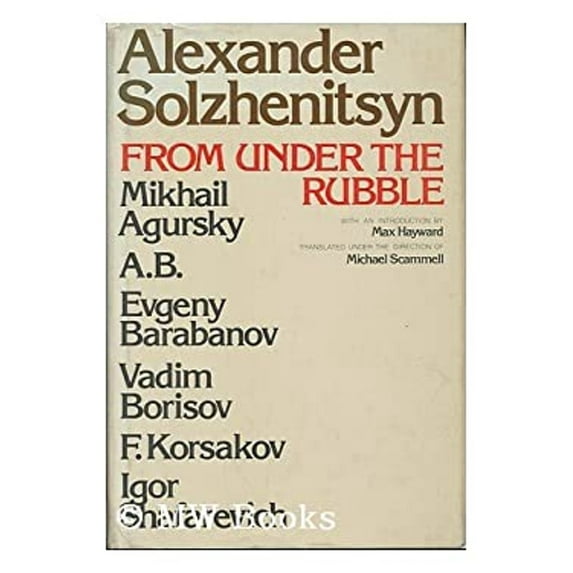 Pre-Owned From Under the Rubble (Hardcover) 0316803723 9780316803724