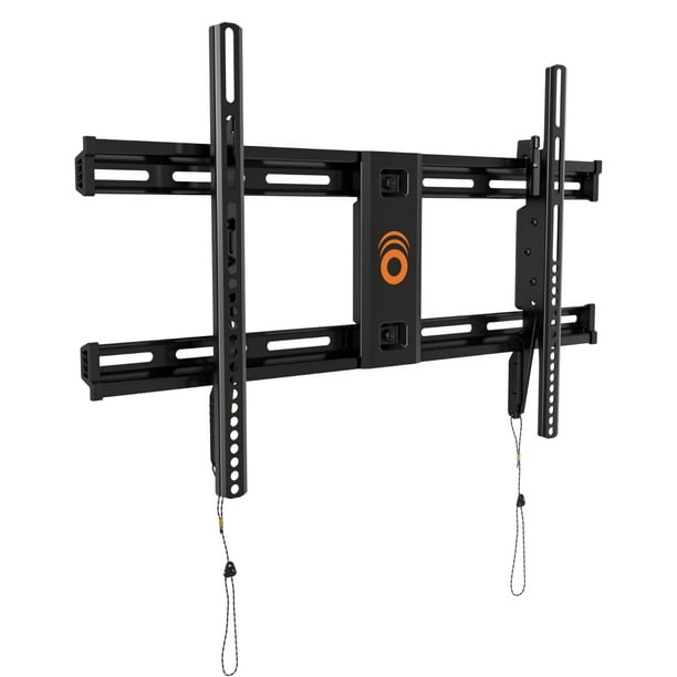 ECHOGEAR Soporte de pared para TV de alta resistencia para televisores de hasta 90" - Diseño de perfil bajo sostiene el televisor a solo 2,25" de la pared - Instalación rápida con plantilla y nivel de