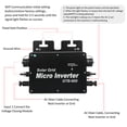 thumbnail image 3 of 600W Solar Inverter WiFi Control Automatic Identification Inverters to AC 120V Solar Grid Tie Inverter, 3 of 7