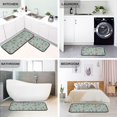 thumbnail image 4 of 2-Piece Kitchen Mat Set Non Slip Washable Floor Mats Decorative Rugs for Kitchen Sink Laundry Flamingos and Pomegranates Pattern, 4 of 7