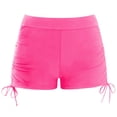 thumbnail image 2 of Gaexia Girls Solid High Waist Swim Bottoms Two Piece Comfortable Stretchy Shorts For Toddler Kids Beach Outdoor Wear, 2 of 3