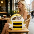 thumbnail image 5 of Pet Supplies Crossbody Backpack for Small Lightweight Travel Windproof Foldable Escape with Comfortable Design and Handy Outdoor Use, 5 of 5