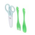 thumbnail image 3 of Eujgoov - Tenedores para Niños Pequeños Zirconia Cerámica Ángulo Obtuso Resistente Al Desgaste Antióxido Tijeras para Bebés Tenedor Cuchara Juego ANGGREK  Otros, 3 of 8