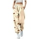 thumbnail image 2 of WILLBEST Pantalones Casuales para Mujer: Elegante Diseño de Cintura Alta con Bolsillo y Cordón para Un Ajuste Relajado, Ideales para Uso Diario y para Combinar con Estampados de Halloween. Chica, 2 of 4