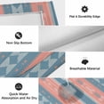 thumbnail image 6 of Blue Pink Boho Outdoor Rug for Patio/Deck/Porch, Non-Slip Large Area Rug 3 x 5 Ft, Country Ethnic Abstract Geometric Striped Indoor Outdoor Rugs Washable Area Rugs, Camping Rug Carpet Runner, 6 of 8