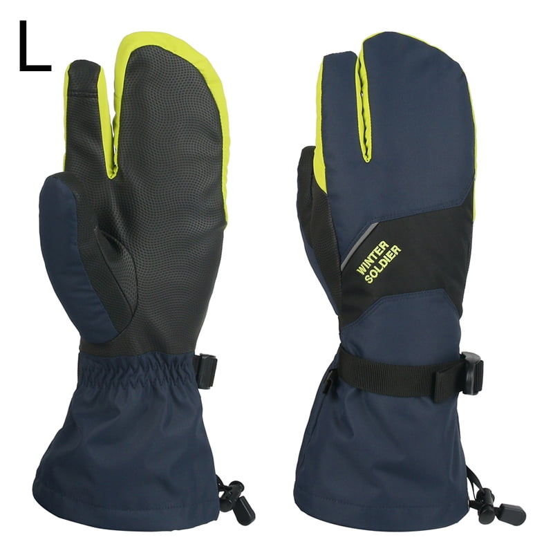 Details about   1Pair Winter Thermal Ski Gloves Waterproof Cool-resistant Snowboard Glove Unisex 