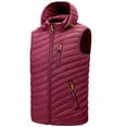 thumbnail image 2 of ameIAEA Men's Puffer Vest Travel Work Insulated Sleeveless Jacket Warm Winter Coat for Hiking, 2 of 3