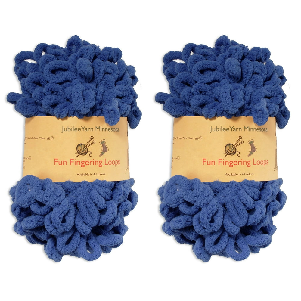 BambooMN Finger Knitting Yarn Fun Finger Loops Yarn 100 Polyester