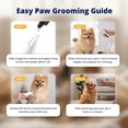 thumbnail image 6 of Silent Groom Pro Pet Paw Trimmer | Cordless Shaver for Dogs, Cats, Big & Small Animals with Light | Rechargeable Home and Salon Grooming Tool for Paws, Face, Ears, Butt, 6 of 7