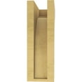 thumbnail image 4 of 4"W x 8"D x 12"H Classic Olympic Rough Cedar Woodgrain TimberThane Corbel, Primed Tan, 4 of 6