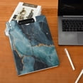 thumbnail image 5 of FORMRS A4 Clipboard Folder with Pen Holder Horizontal Foldable School Office Binder, Black Marble, 5 of 9