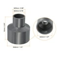 thumbnail image 2 of Uxcell Polyvinyl Chloride Reducer Pipe Fitting 1.57 inch x 0.79 inch 4 Pack Straight Coupling Adapter Connector Gray, 2 of 5