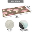 thumbnail image 5 of Bath Mat Soft Plush Non-Slip Absorbent Bathroom Rugs 39"x20" Mushroom, 5 of 8