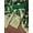 Bottle Green, variant on Alchemic Living Daisy White Banarasi Silk Floral Design Dress Material for Women, Unstitched Embroidered Salwar Suit Fabric with Matching Dupatta, Indian Wedding & Festive Wear