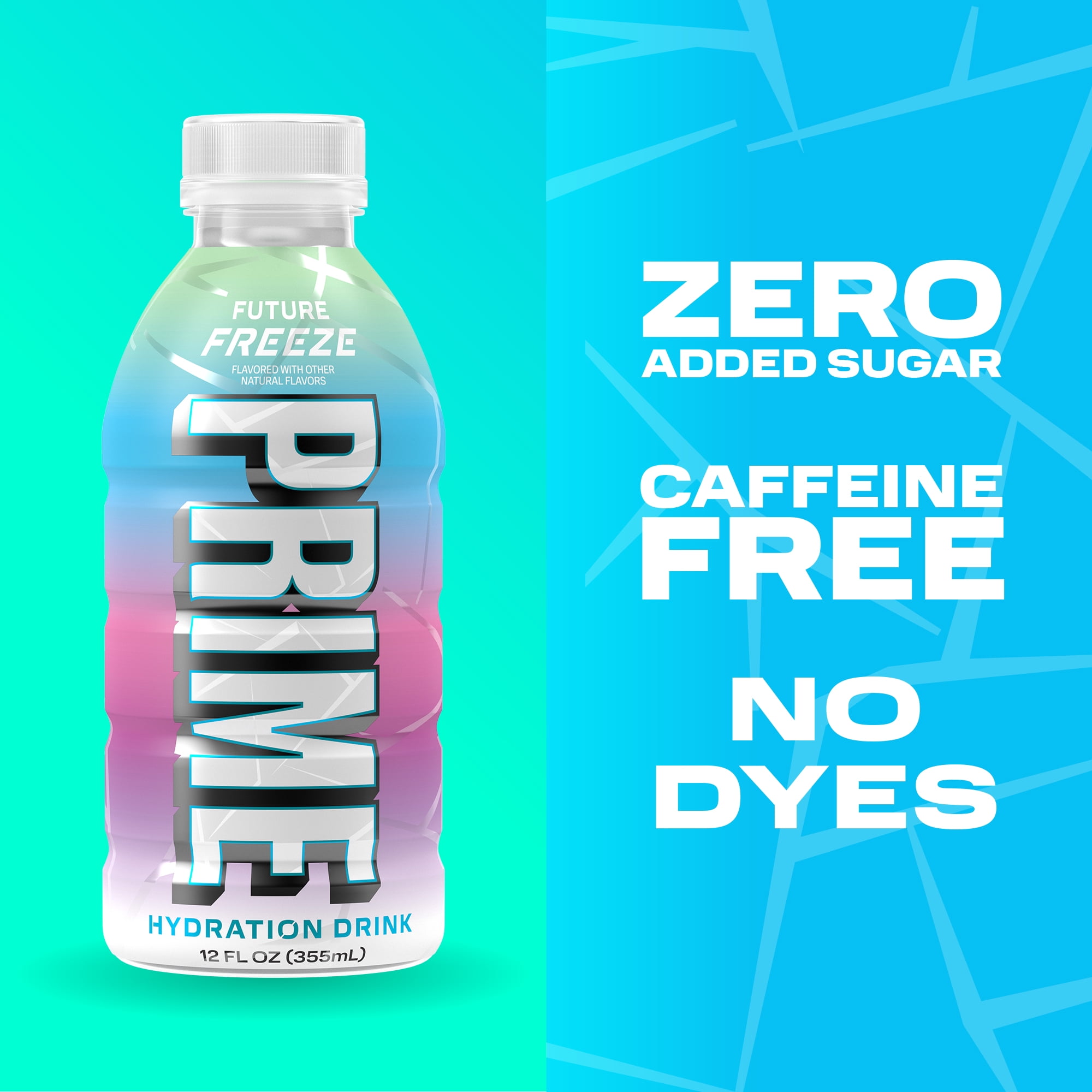 Prime Hydration Sports Drink, Duo Pack, Cherry Freeze, Future Freeze, 12 fl oz, Bottles
