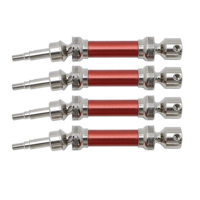 Kit de ejes de accionamiento del coche de control remoto Reemplazo CVD del eje de transmisión delantero y trasero de metal para Arrma 1/8 Infracción MEGA 1/8 Vendetta 3S BLX Piezas de actualización de