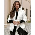 thumbnail image 3 of Women'S Hooded Puffer Jackets Long Sleeve Warm Down Jackets for Womens Puffer Jacket White XXXL, 3 of 5