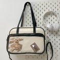 thumbnail image 2 of Bolso de hombro para mujer Bolso bandolera de gran capacidad Bolsos de hombro de viaje de cuero PU FLhrweasw Nuevo, 2 of 9