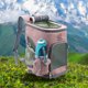 thumbnail image 1 of Gato Perro Salida Mochila Tiras reflectantes Transpirable Suministros para mascotas (Rosa claro), 1 of 8