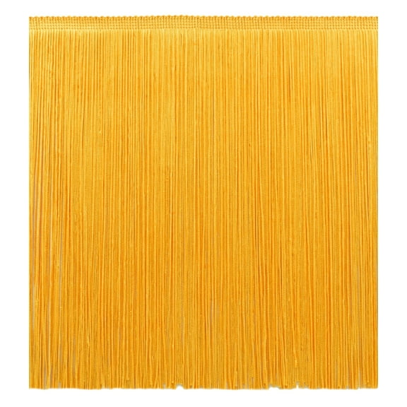 8" (20cm) Chainette Fringe Trim # CF08,, Canary Gold #FG2 (Bright Yellow Gold) Sold By The Yard (36"/3 ft/0.9m)
