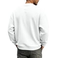 thumbnail image 7 of Hearthz S-5XL Boo Ghost Pumpkin Graphic Sweatshirts for Men Waffle Knit Mens Long Sleeve Shirt Halloween Fall Men Pullover, 7 of 7