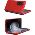thumbnail image 3 of Case for Samsung Galaxy Z Fold 5 (2023) with Cover Screen Protector, Thin Hard PC Phone Case for Galaxy Z Fold5 - Red, 3 of 14
