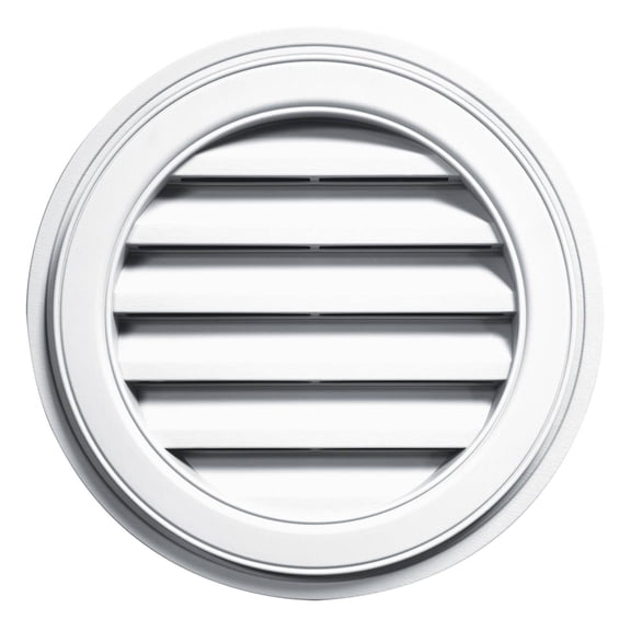 Mid America Round Vinyl Gable Vent