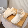 thumbnail image 4 of YMUQEIGH Girls Winter Boots Fashion Fur Lined Lightweight Warm Snow Boots Princess Warm Winter Shoes for Girls, 4 of 7