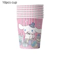 thumbnail image 3 of Platos, vasos y pancartas de papel para fiestas de Cinnamoroll, manteles, vajilla desechable, juego para decoración de cumpleaños de niños, suministros para fiestas de niñas, 3 of 5