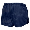 thumbnail image 5 of Women's WEAR by Erin Andrews Navy Milwaukee Brewers Tie-Dye Cropped Pullover Sweatshirt & Shorts Lounge Set, 5 of 5