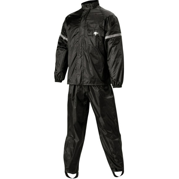 Nelson-Rigg WP-8000 Weather Pro Rainsuit , Black, Mens/Unisex, Sm, Black Small