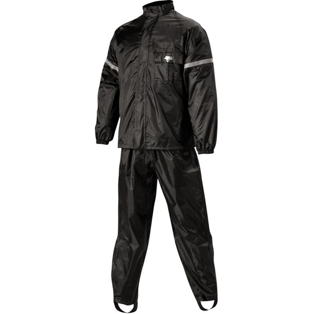 Nelson-Rigg WP-8000 Weather Pro Rainsuit , Black, Mens/Unisex, Sm, Black Small
