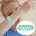 thumbnail image 7 of Fasijew Healing Bracelet Grounding Stone Bracelet Spiritual Protection Stability Wax Line Braided Colorful Beaded Smooth Adjustable Circumference Women Woven Bracelet 3 Pcs/Set, 7 of 7