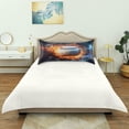 thumbnail image 6 of Coolnut Ice Fire Baseball Satin Pillowcase for Hair and Skin Silk Pillowcase Soft Sleeping Pillow Covers Smooth Cooling Pillowcase with Envelope Closure Size Standard 20x26 in Home Decor Gifts, 6 of 7