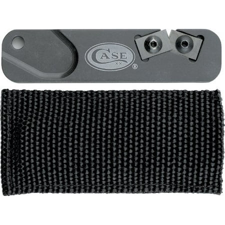 Free Mini Blade Case - Mini Pocket Sharpener, Microcarbon carbide sharpening blades; nylon carrying/storage sheath By Case