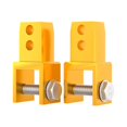 thumbnail image 4 of Almencla 2 Pieces Heightening Device Pad Height Extension Absorber with Screws Universal Replace Parts Motor Rear Shock Riser Absorber Yellow, 4 of 8