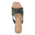 thumbnail image 3 of Time and Tru Women's Woven Knot Slide Sandal, 3 of 5