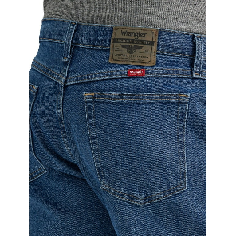 Wrangler Men's and Big Men's Relaxed Fit Jeans with Flex Wrangler Men's and Big Men's Relaxed Fit Jeans with Flex