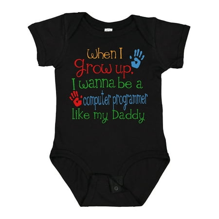 

Inktastic Computer Programmer Like Daddy Gift Baby Boy or Baby Girl Bodysuit