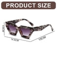 thumbnail image 2 of Gafas de sol poligonales de montura gruesa europeas y americanas, gafas de sol de moda personalizadas, hechas de PC, 2 of 5