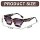 thumbnail image 2 of Gafas de sol poligonales de montura gruesa europeas y americanas, gafas de sol de moda personalizadas, fabricadas en PC, 2 of 5