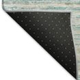 thumbnail image 5 of Addison Rugs Mayfield Premium Machine Washable Transitional Stripes Teal Rectangle Rug, 3' x 5', 5 of 6