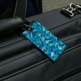 thumbnail image 2 of Dolphin Sunglasses Underwater Ocean Diving Pattern Luggage ID Tags Suitcase Carry-On Cards - Set of 2, 2 of 4