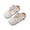 Silver, variant on Toddler Performance Dance Shoes For Girls Childrens Shoes Pearl Rhinestones Shining Kids Princess Shoes Newborn Breathable Footwear, 7-8 Years