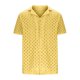 thumbnail image 4 of Mens Casual de Manga Corta Botón Abajo Camisas Cuello Turndown Color Sólido Botón Blusa, Suelto Ajuste Poliéster Camisa de Verano, Lavado de Manos Casual, 4 of 7