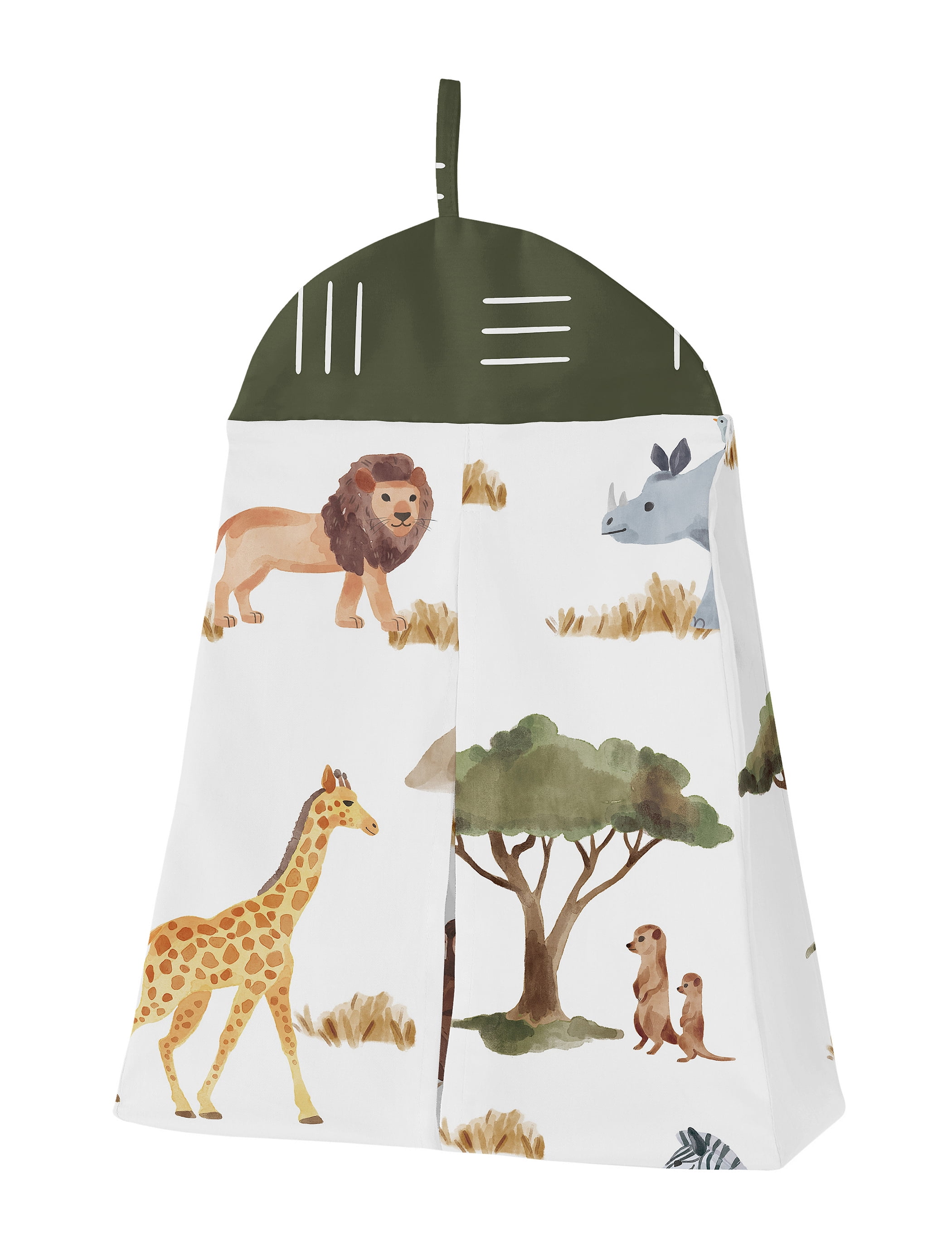 Sweet Jojo Designs Jungle Green Yellow White Crib Bedding + BreathableBaby Breathable Mesh Liner Pad